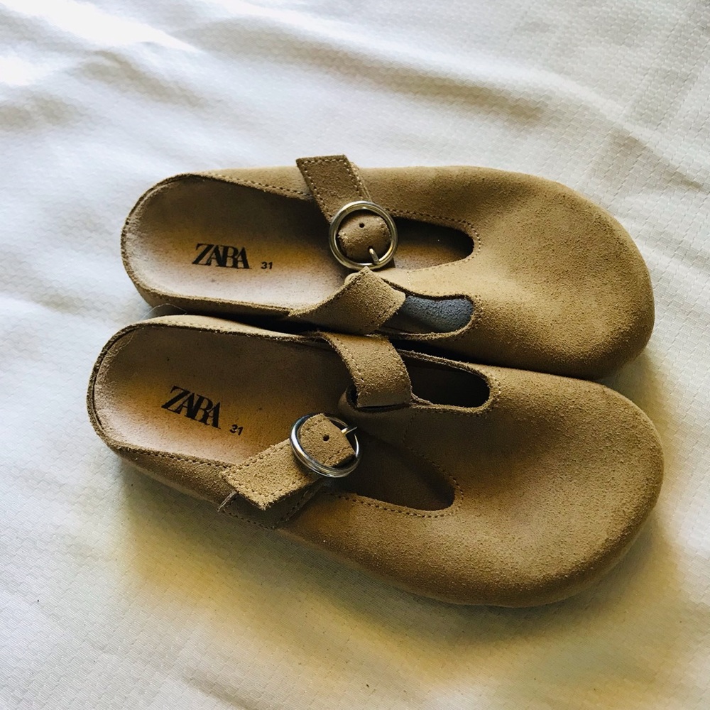 Zara Kids Tan clogs Shoes - Picture 4 of 7